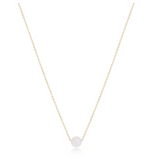 16" Necklace Gold- Admire Moonstone
