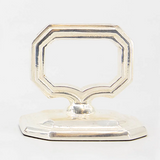 Napkin Ring with Place Card Holder- Silver