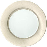 Round Linen Natural Salad Plate