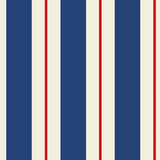 GT Navy & Red Awning Stripe