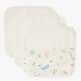 Organic Muslin Washcloth- Ocean Adventure