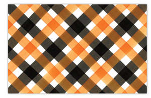 Buffalo Placemat Check Black & Orange