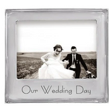 4400OW Our Wedding Day Signature 5x7 Frame