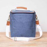 Parker Take-A-Long Cooler Denim Blue 10x12.25x6