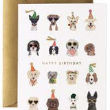 Boxed Set of Party Pups Birthday Card