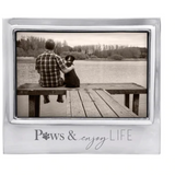 4400PE Paws & Enjoy Life 5x7 Signature Frame