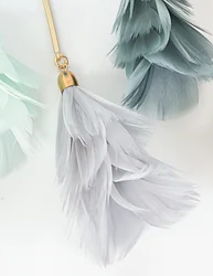 3208PF Bar Post Pheasant Fan Earring