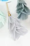 3208PF Bar Post Pheasant Fan Earring