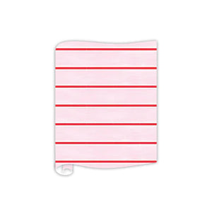 Pink Red Stripe Table runner