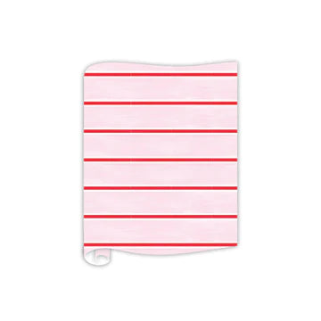 Pink Red Stripe Table runner