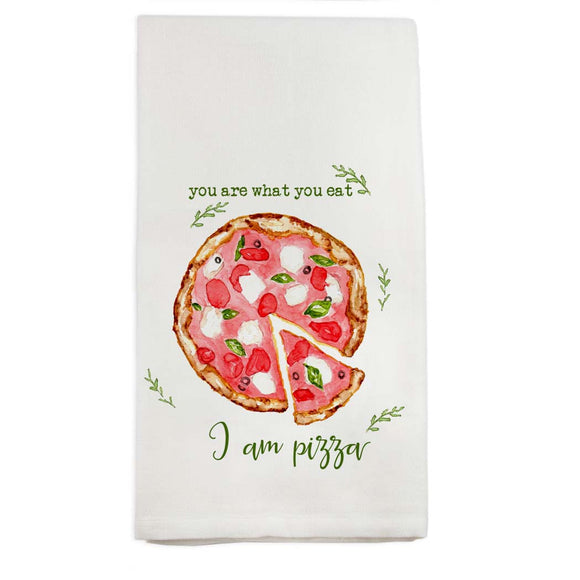 I Am Pizza Dish Towel