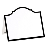 Place Card- Arch Black Foil
