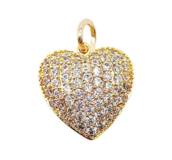 Puff Heart Charm