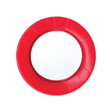 Linen Round Salad Plate | Red