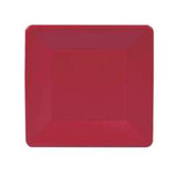 Grosgrain Border Red Salad Plate
