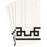 Rive Gauche Black and White Guest Towel
