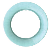 Round Linen Robin's Egg Blue Dinner Plate