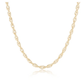 15" Choker Rope Chain- Gold