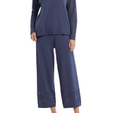 2 Piece Sweater Set- Heathered Dark Navy