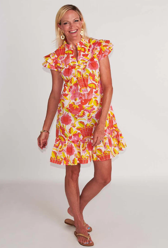 Silla Dress- Falconer Sunburst