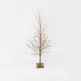 Champagne Glitter Tree Small 59"