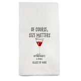 Of Course Size Matters Dish Towel