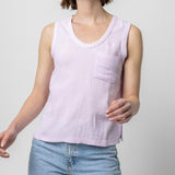 Sleeveless Top with Slits