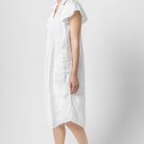 Short Sleeve Maxi Buttondown Dress