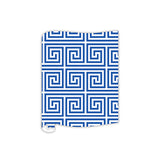 Greek Key Pattern Blue Table Runner