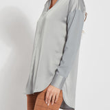 Token Pull Over Top- Blue Fog