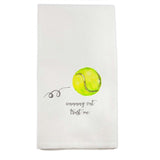 Tennis Waaay Out Dishtowel D684