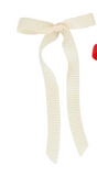 Pleated Longtail Satin Bow
