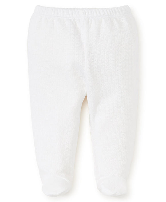 Kissy Pointelle White Footed Pant