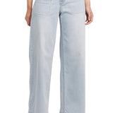 Audrey 5 Pocket Wide Leg Pant- Sunbleach