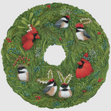 Die Cut Winter Songbirds Placemat