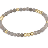 Worthy Pattern 4mm Bead Bracelet- Labradorite