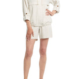 LS Zip Front Jacket- Birch